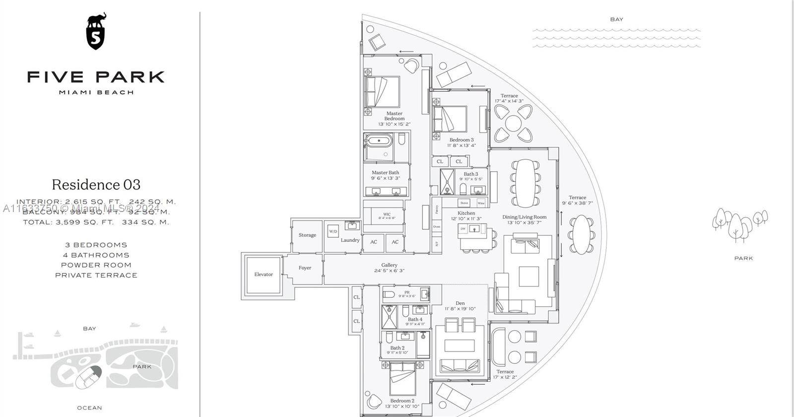 500 Alton Road, Unit 3003 Miami Beach, FL 33139 - Photo 14 of 14 Gallery Image 14