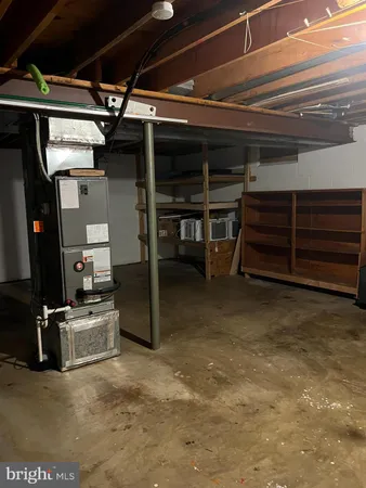 a view of storage and utility room