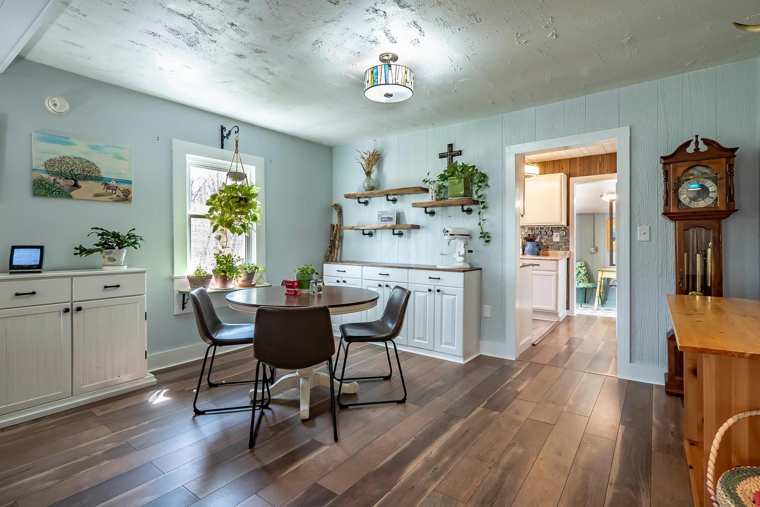 115 Caperton Road Hohenwald, TN 38462 - Photo 9 of 29 Incredible Dining Room with Hardwoods and Custom Pastry table