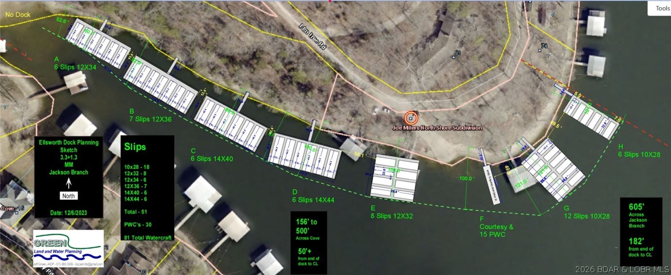 Elm Tree Road Rocky Mount, MO 65072 - Photo 10 of 33 Preliminary Dock Plan