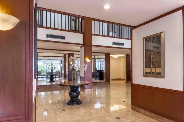 a front view of a building