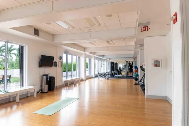 a garden view with a sitting space