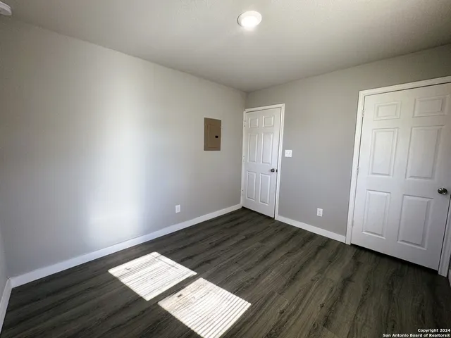 wooden floor in an empty room