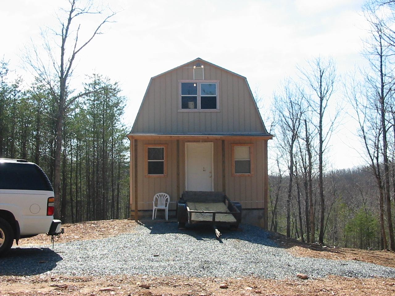 5555 Carters Mill Road Huddleston, VA 24104 - Photo 8 of 10 Cabin Front View