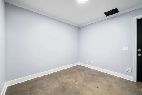 an empty room with a empty space