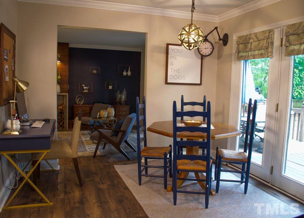 8709 Sleepy Creek Drive Raleigh, NC 27613 - Photo 11 of 28 Breakfast Nook with Computer center