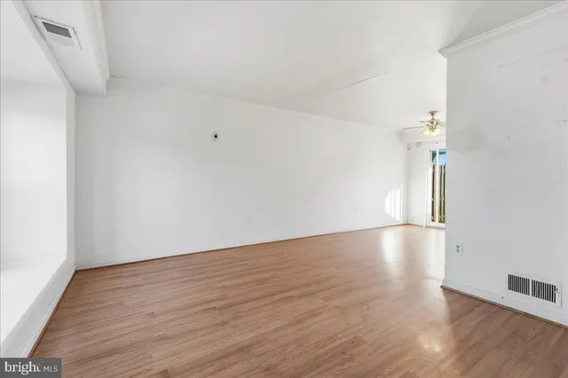 wooden floor in an empty room
