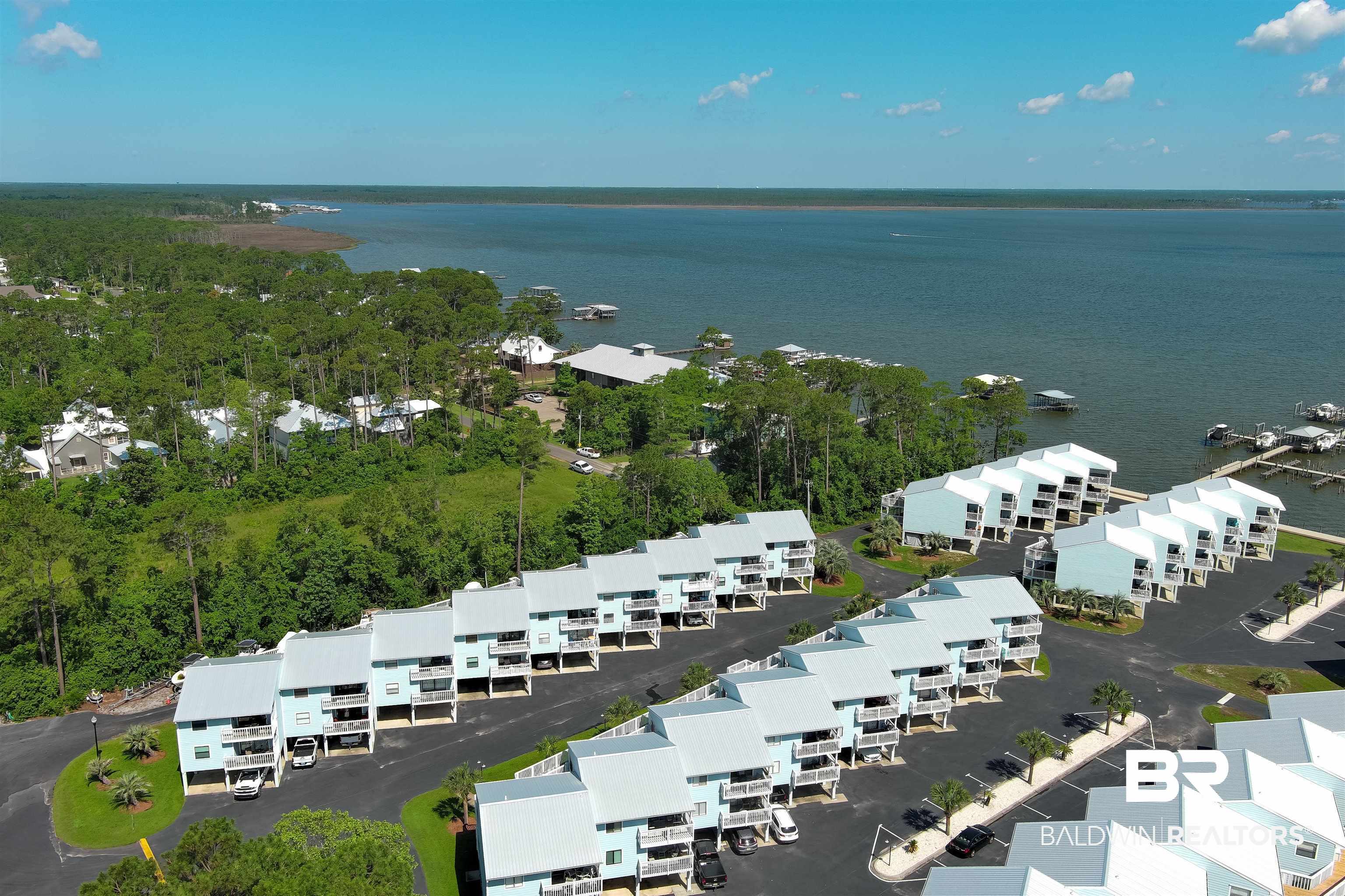 25909 Canal Road, Unit 301 Orange Beach, AL 36561 - Photo 43 of 43 Aerial view featuring a water view