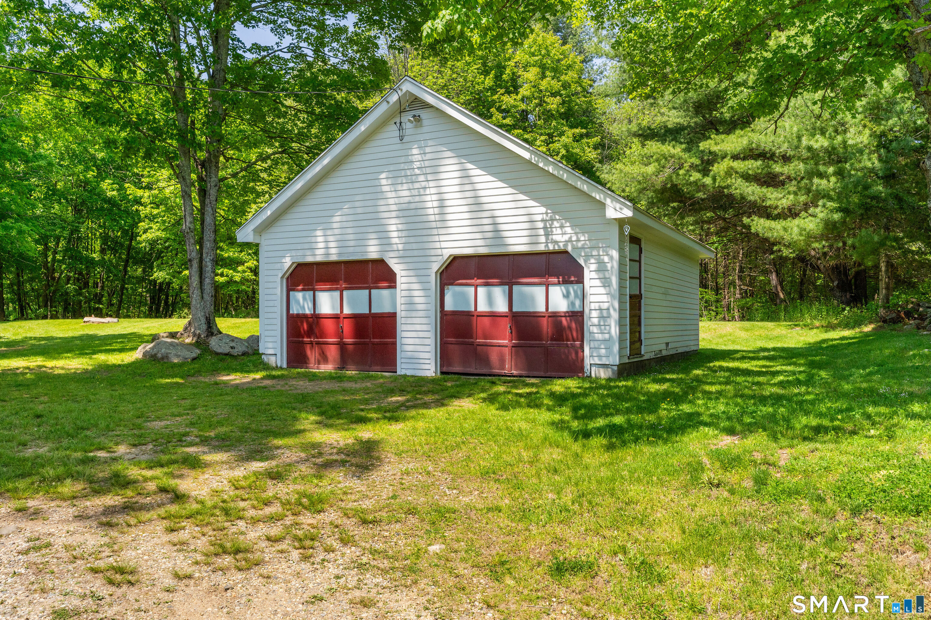 93 Upton Road Ashford, CT 06278 - Photo 31 of 40 Detached 2-car garage just steps from main house & sited on 93 Upton Road parcel.
