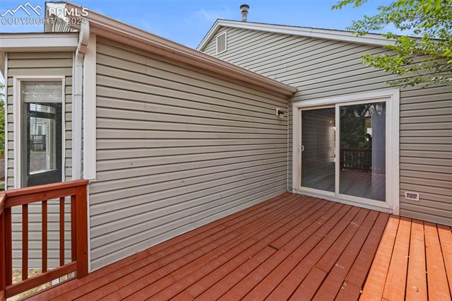 6725 Akron Road Colorado Springs, CO 80923 - Photo 46 of 50 View of deck