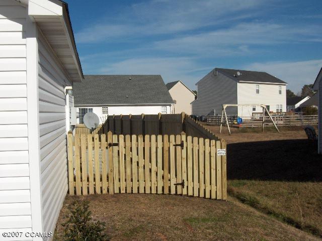 208 Foxhall Road Newport, NC 28570 - Photo 13 of 14 Fenced Back Yard