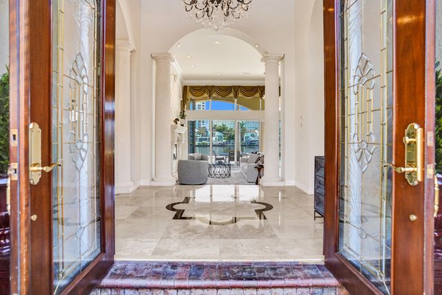 a living room with a rug