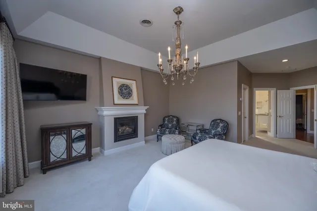 a living room with a couch and a flat screen tv