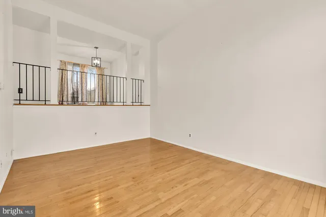 a view of an empty room