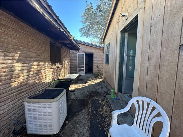a view of outdoor space and living room