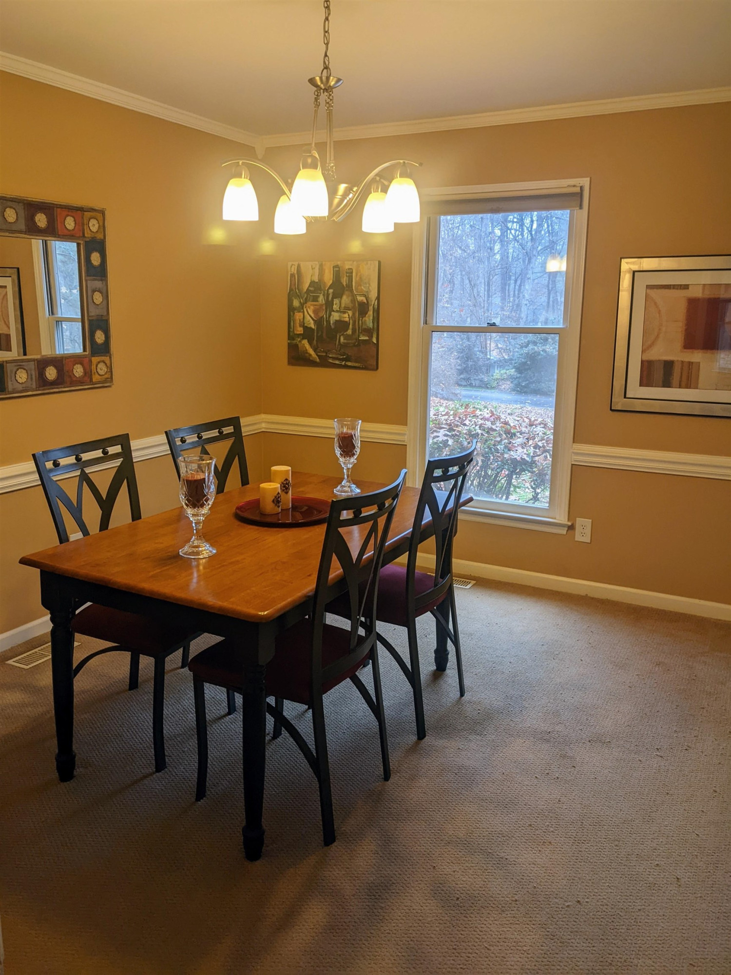 2617 Salisbury Plain Raleigh, NC 27613 - Photo 3 of 16 Dining Room from Kitchen