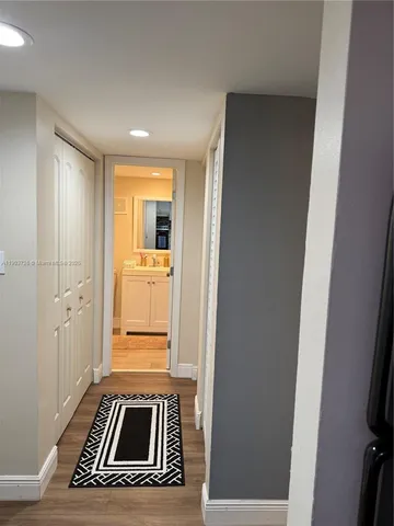 a view of kitchen and utility room