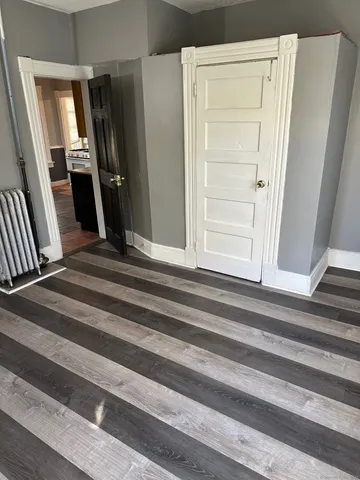 a view of a door in the house