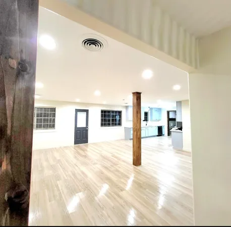 a view of kitchen and kitchen with furniture