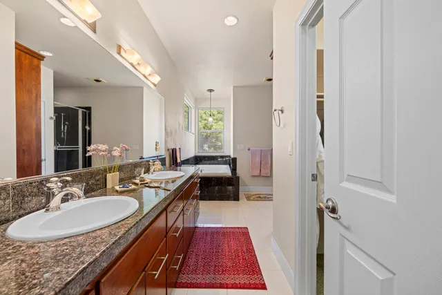 a view of a house with sitting area and furniture