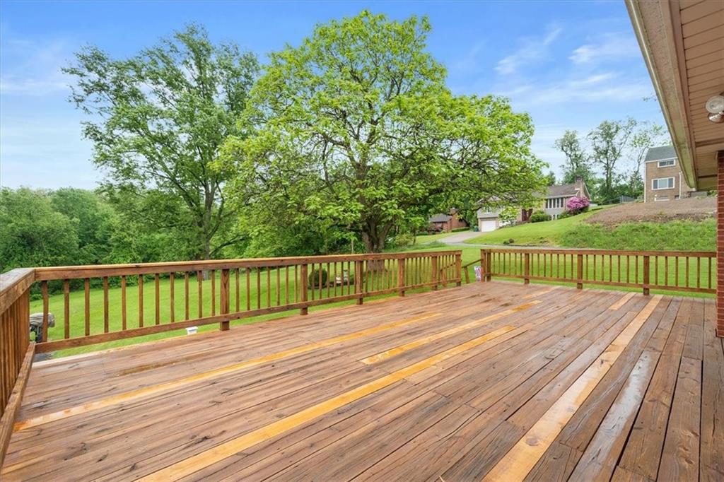1020 Silver Lane McKees Rocks, PA 15136 - Photo 29 of 36 a view of wooden deck and a garden