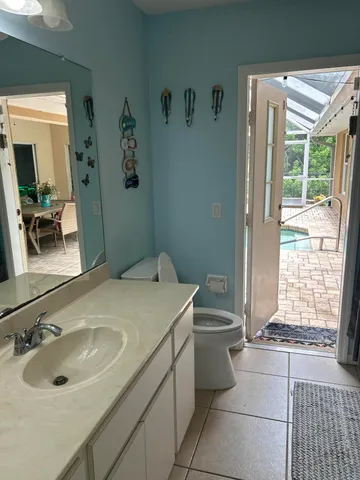 a view of an outdoor space with furniture