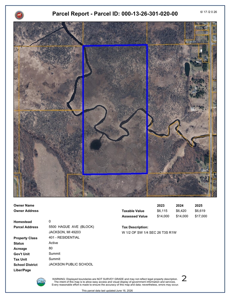 Parcel D Parcel D Browns Lake/hague Road Jackson, MI 49201 - Photo 8 of 9