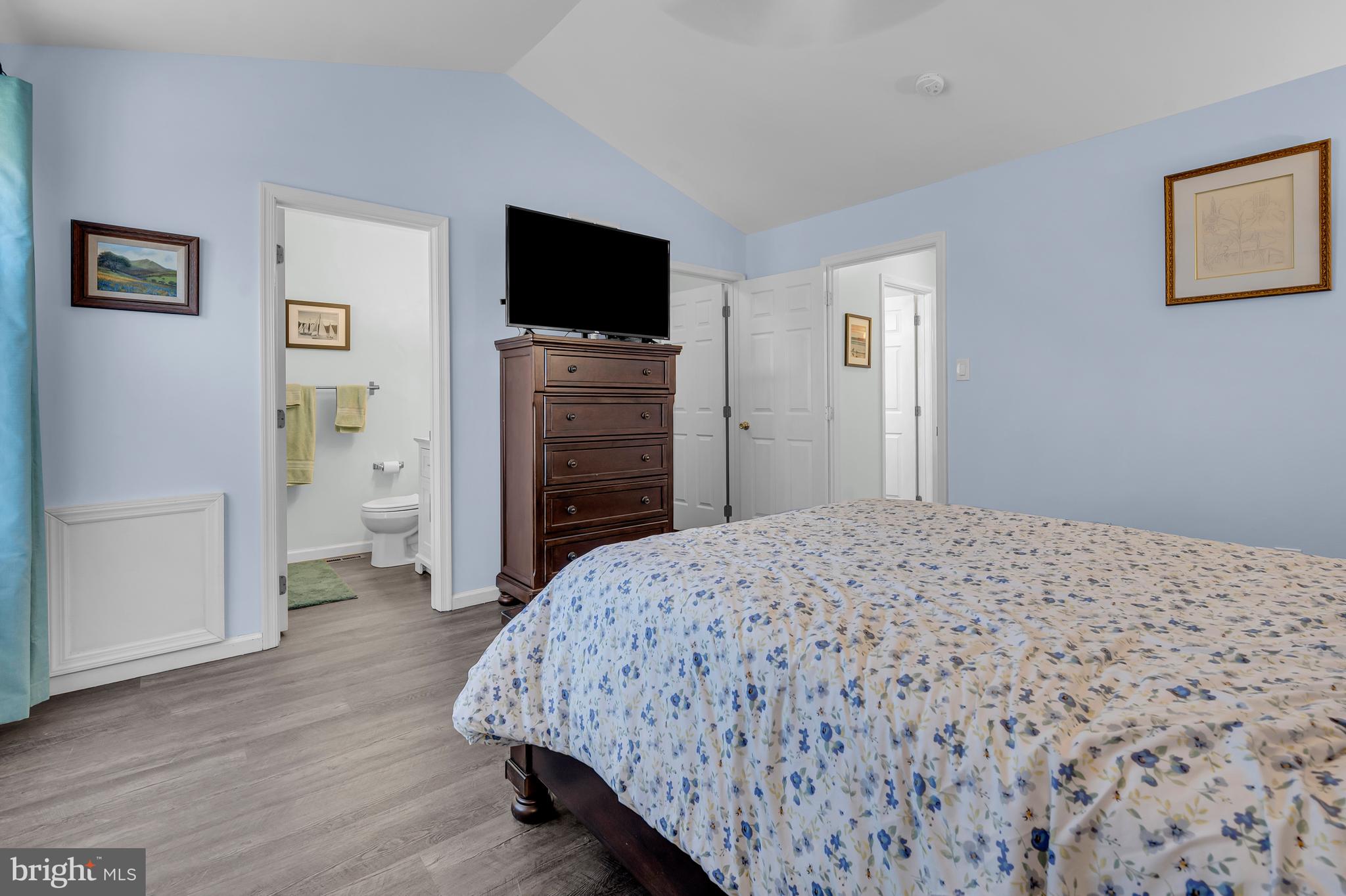 43 Wicklow Road Bear, DE 19701 - Photo 24 of 37 a bedroom with a bed and a flat screen tv