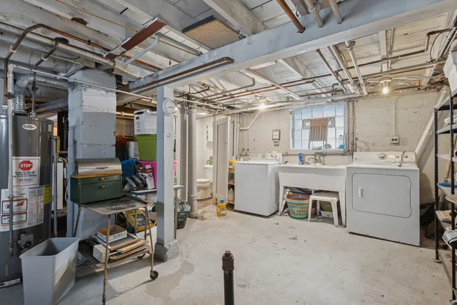 a view of a storage & utility room
