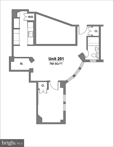 $224,201 | 2500 Q Street Northwest, Unit 201, Washington, DC 20007
