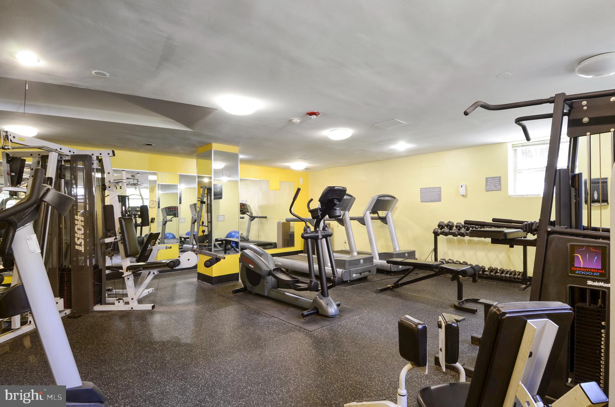 2500 Q Street Northwest, Unit 201 Washington, DC 20007 - Photo 8 of 36 a view of a room with gym equipment