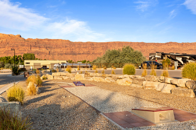 1261 North Main Rubicon Trail, Unit R54 Moab, UT 84532 - Photo 12 of 26 Cornhole Area