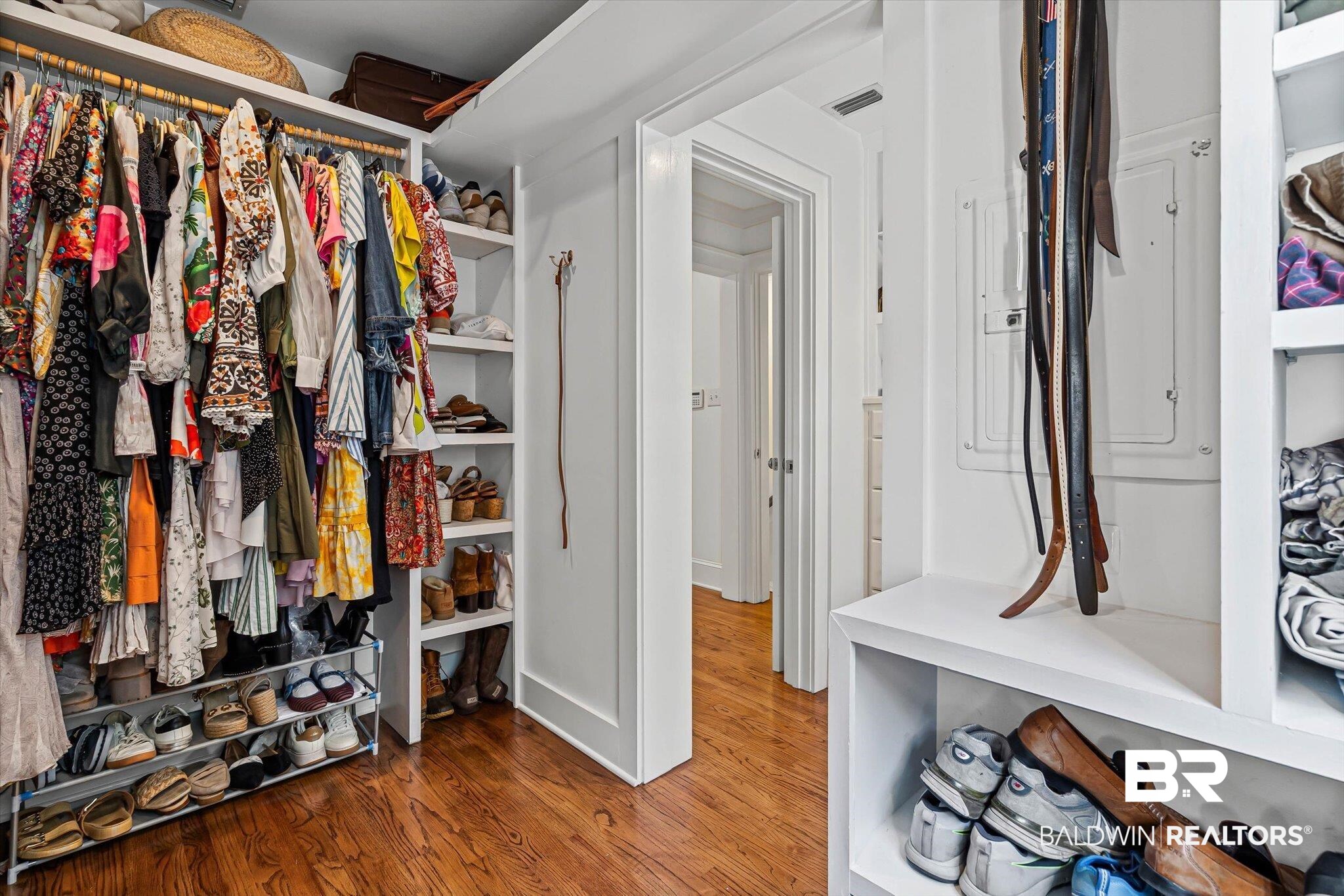 513 Spring Park Drive East Mobile, AL 36608 - Photo 26 of 44 Spacious closet with wood finished floors and washer / clothes dryer