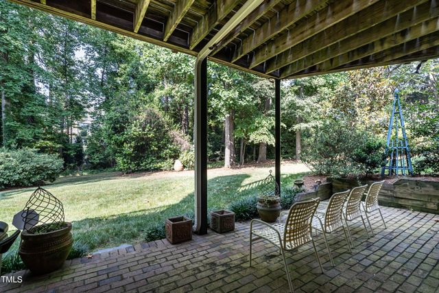 a view of backyard with green space