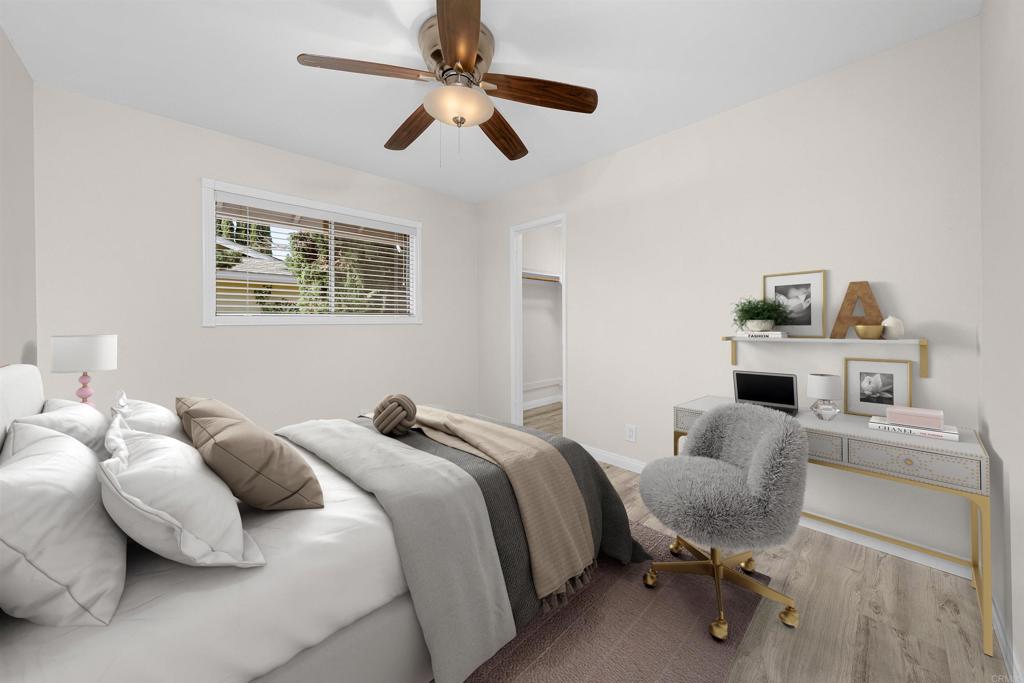 2073 Valley Rim Road El Cajon, CA 92019 - Photo 18 of 33 a bedroom with a bed and a desk