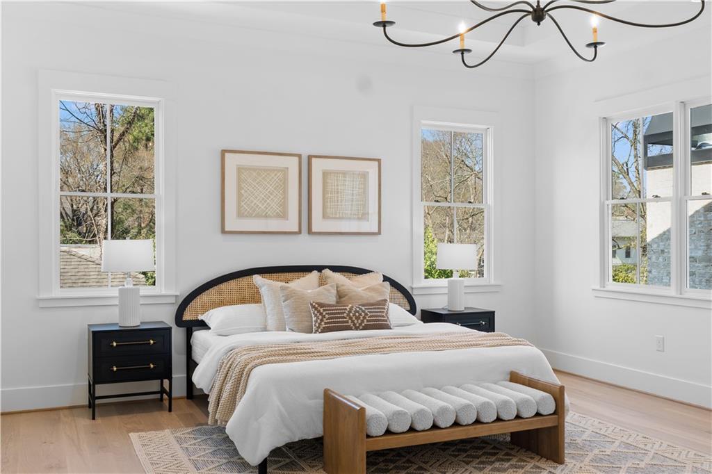 1140 Rosedale Drive Northeast Atlanta, GA 30306 - Photo 29 of 50 a bedroom with a bed and window