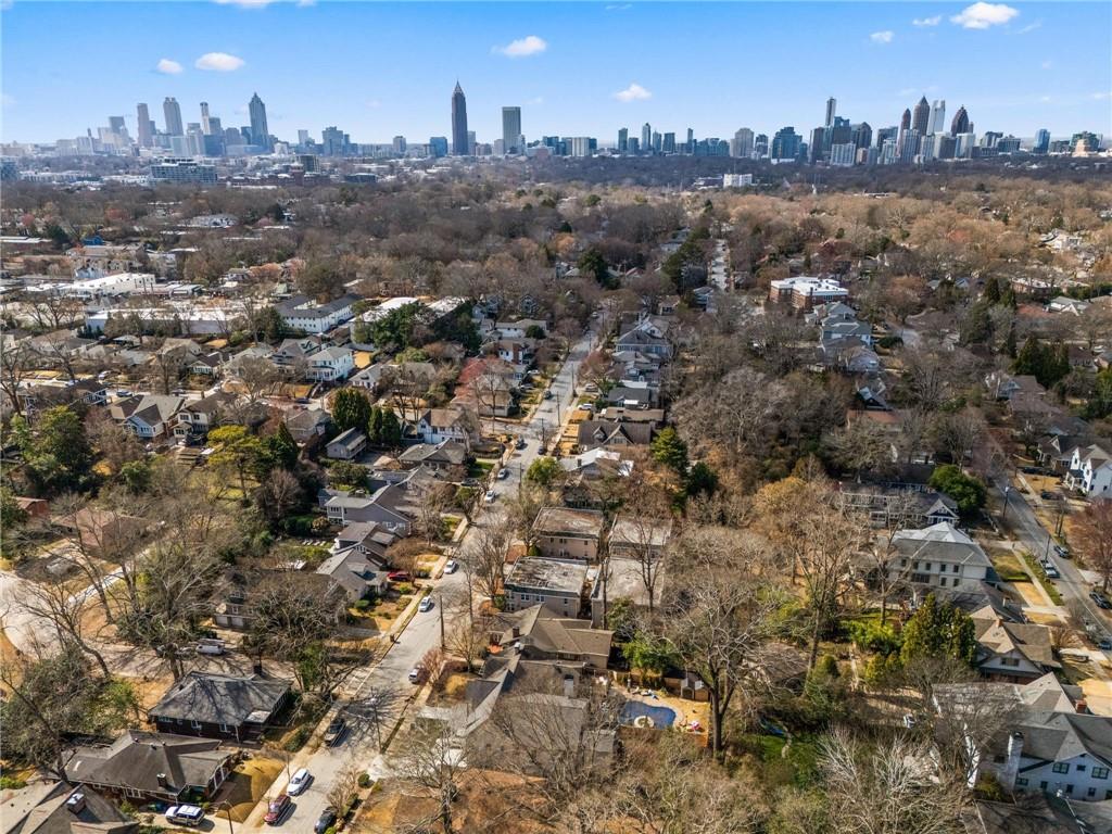 1140 Rosedale Drive Northeast Atlanta, GA 30306 - Photo 50 of 50 an aerial view of a city
