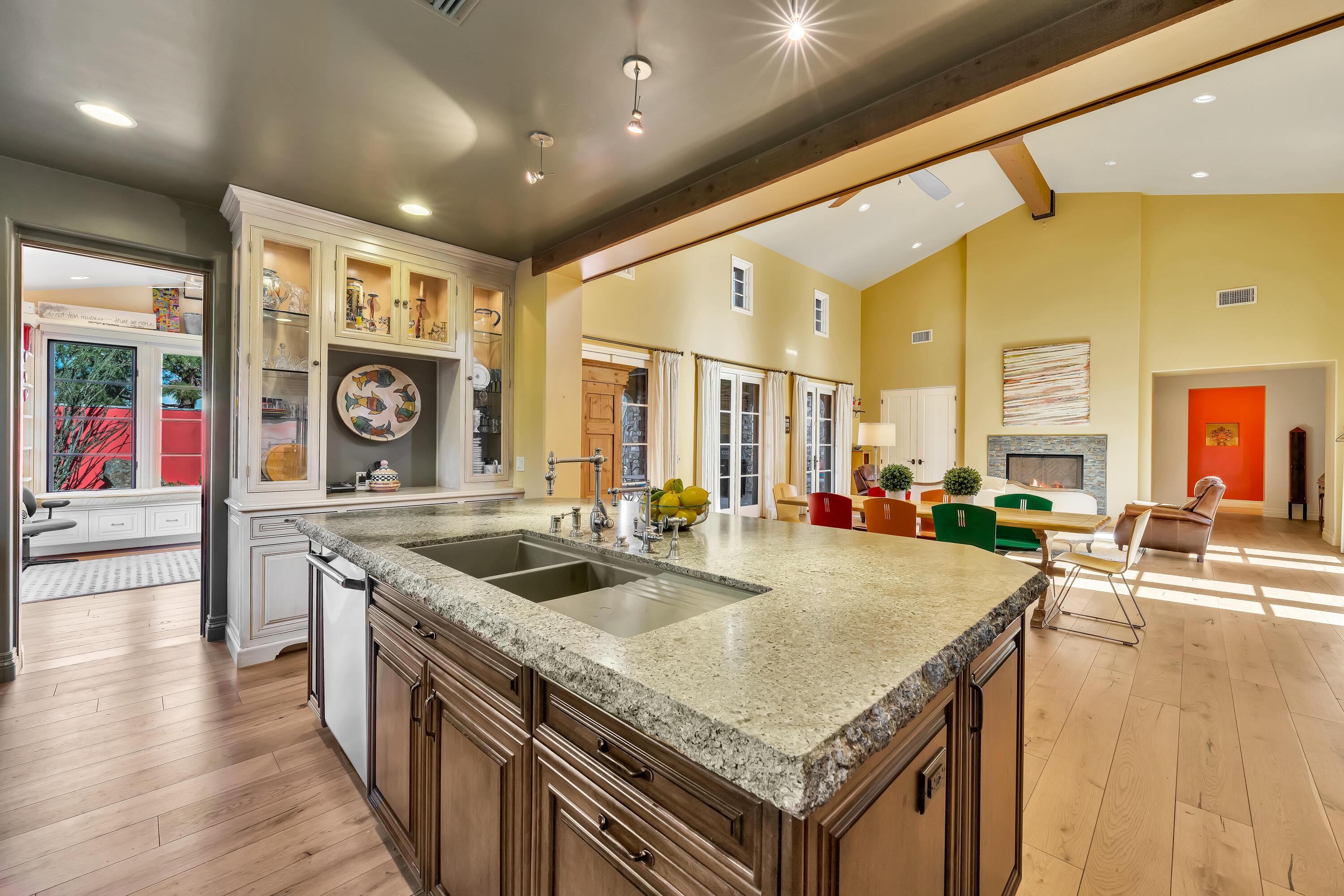37 Cassis Circle Rancho Mirage, CA 92270 - Photo 20 of 56 a kitchen with stainless steel appliances granite countertop a sink and cabinets