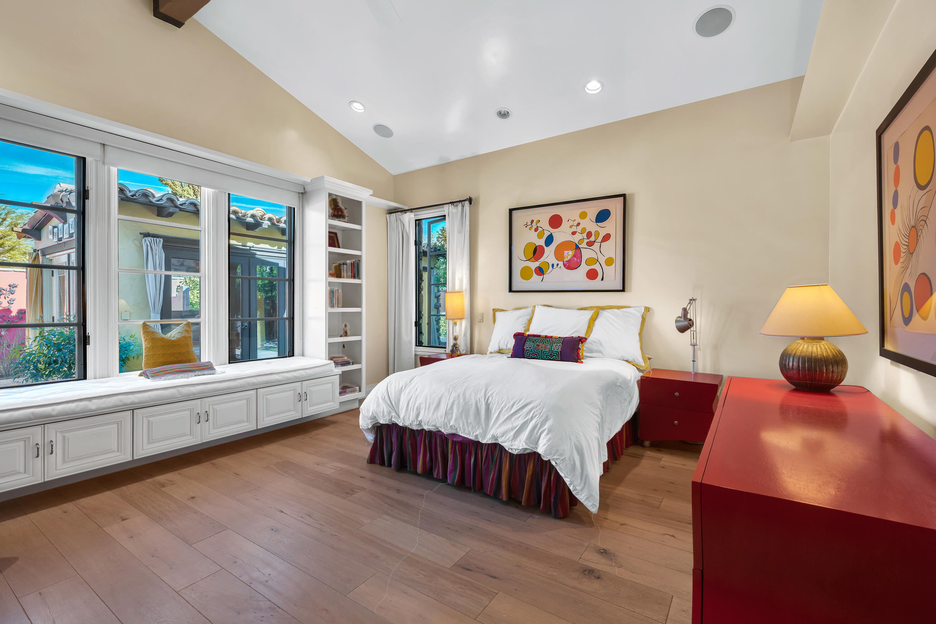 37 Cassis Circle Rancho Mirage, CA 92270 - Photo 24 of 56 a spacious bedroom with a large bed and a large window