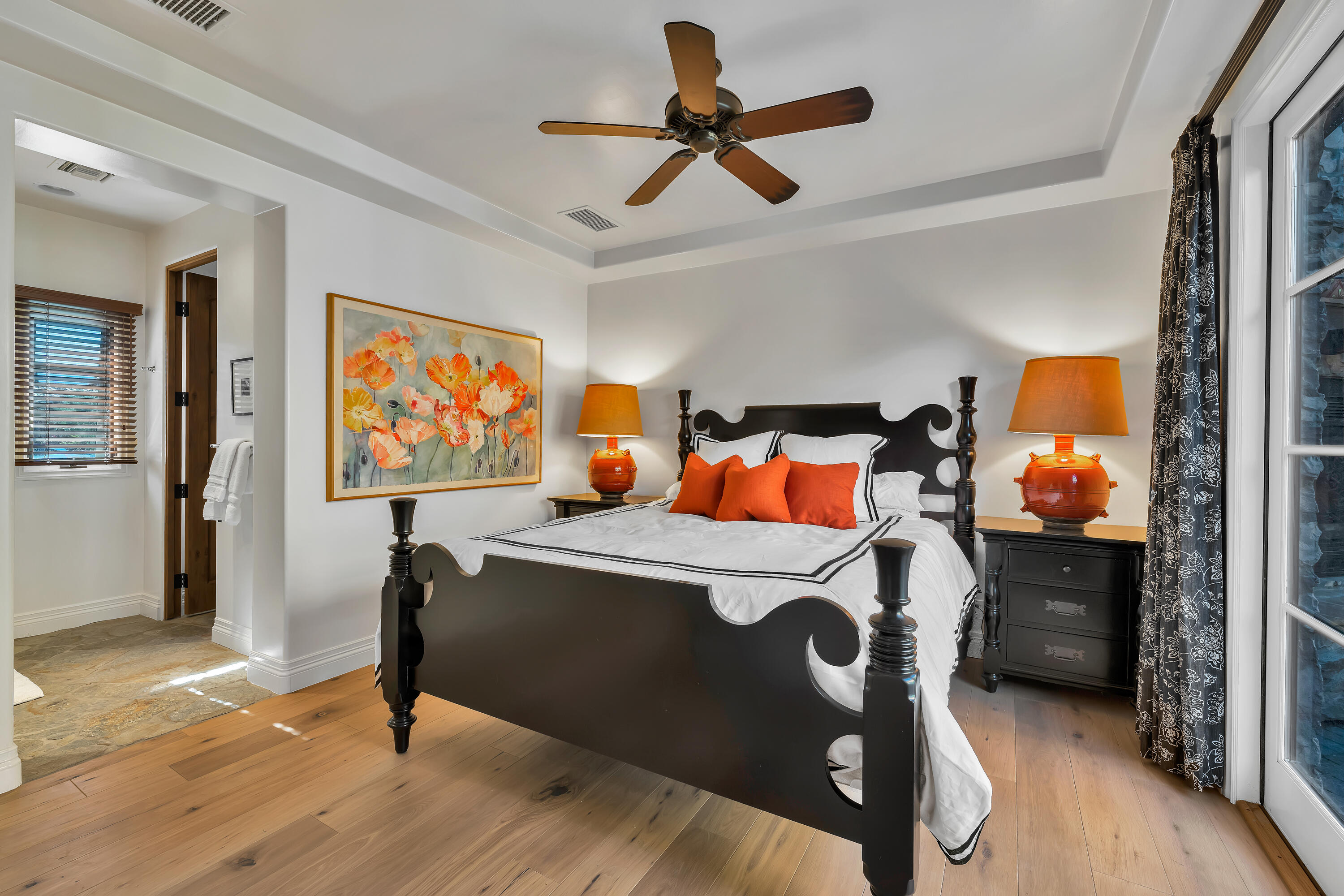 37 Cassis Circle Rancho Mirage, CA 92270 - Photo 37 of 56 a bedroom with furniture and a bed