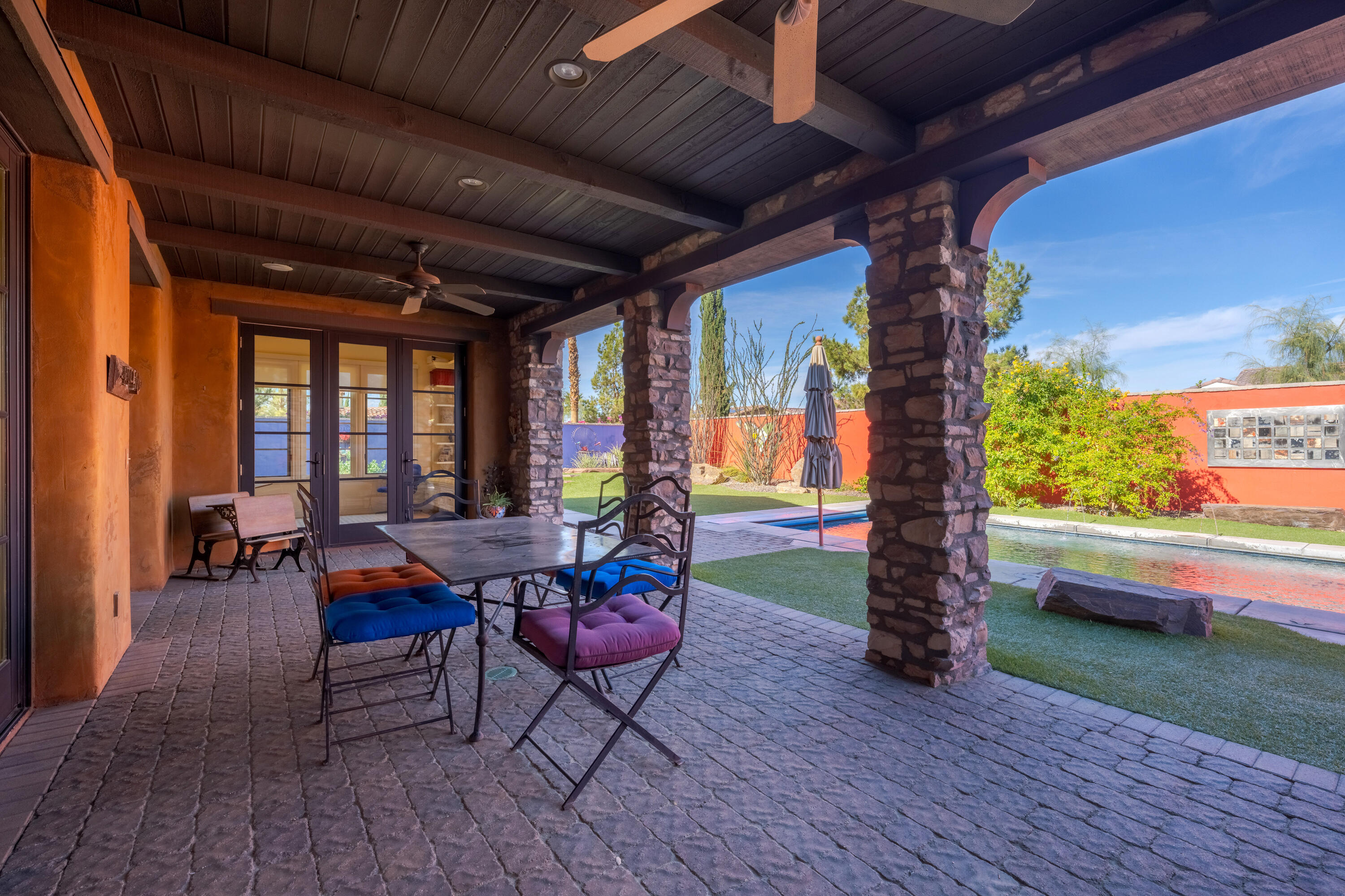 37 Cassis Circle Rancho Mirage, CA 92270 - Photo 41 of 56 a outdoor space with lots of furniture and a slide