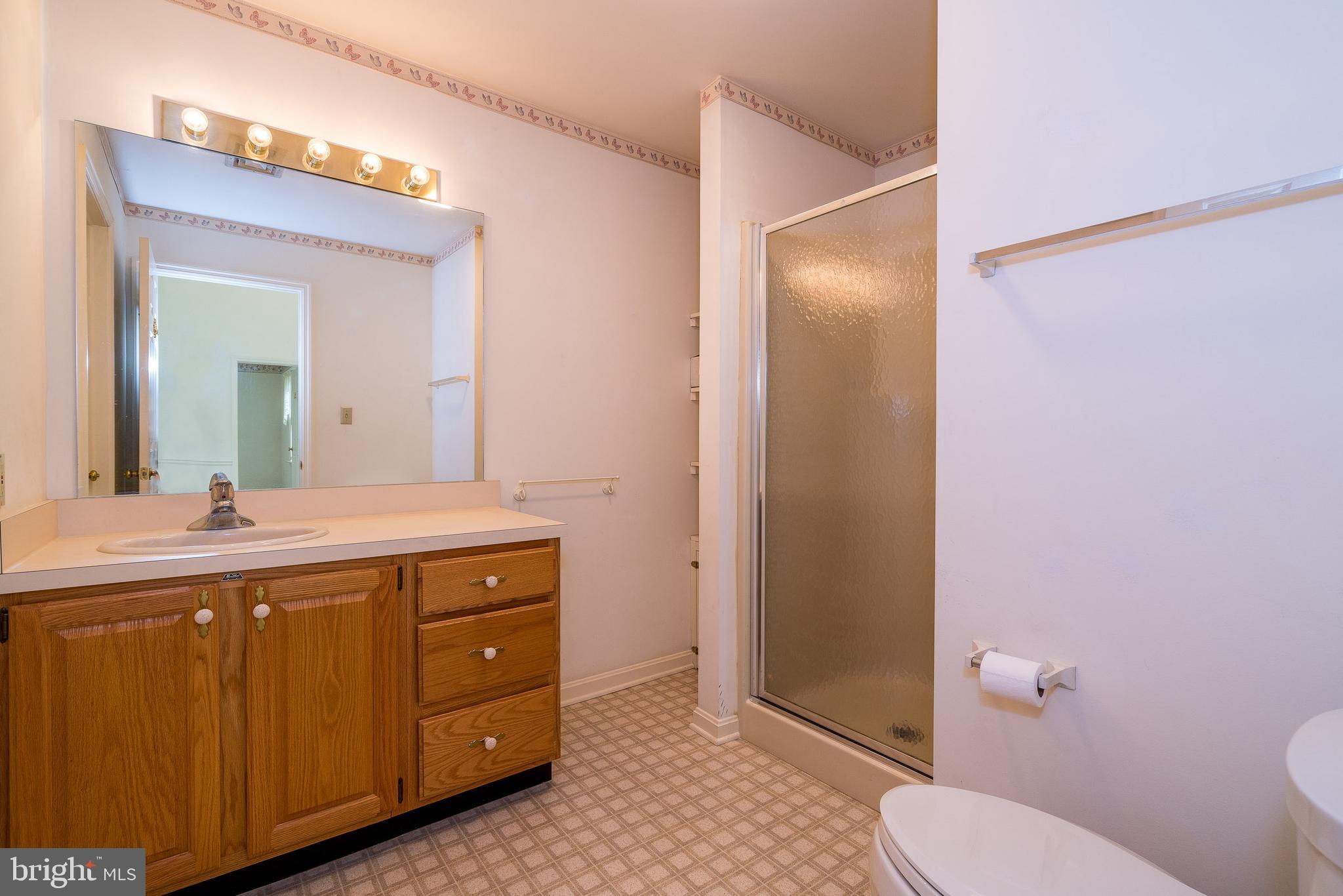 15 Amberly Way Lititz, PA 17543 - Photo 21 of 24 a spacious bathroom with a granite countertop sink toilet and mirror