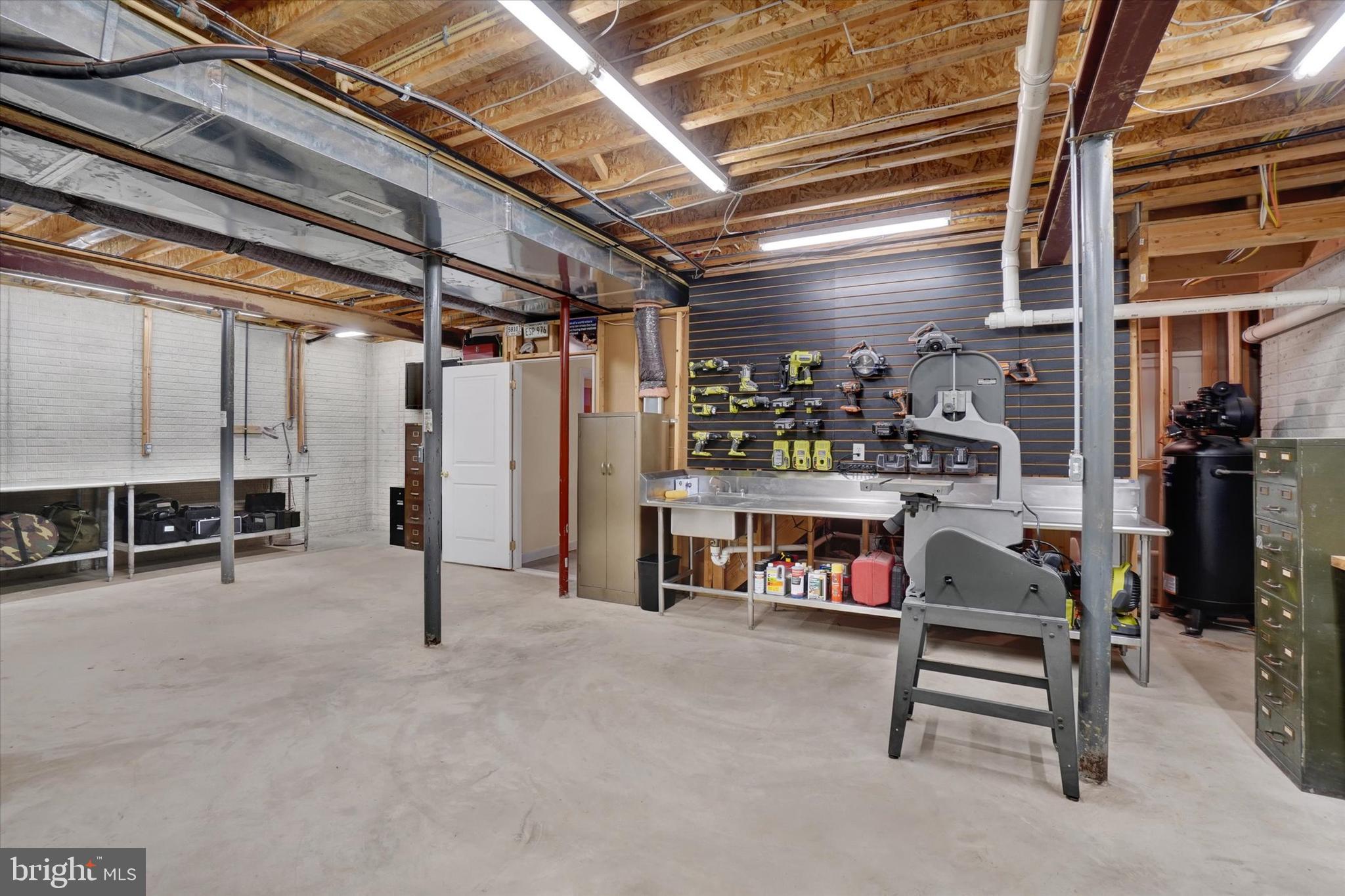 19440 Vernon Road White Hall, MD 21161 - Photo 48 of 60 With lots of built in storage and work tables.