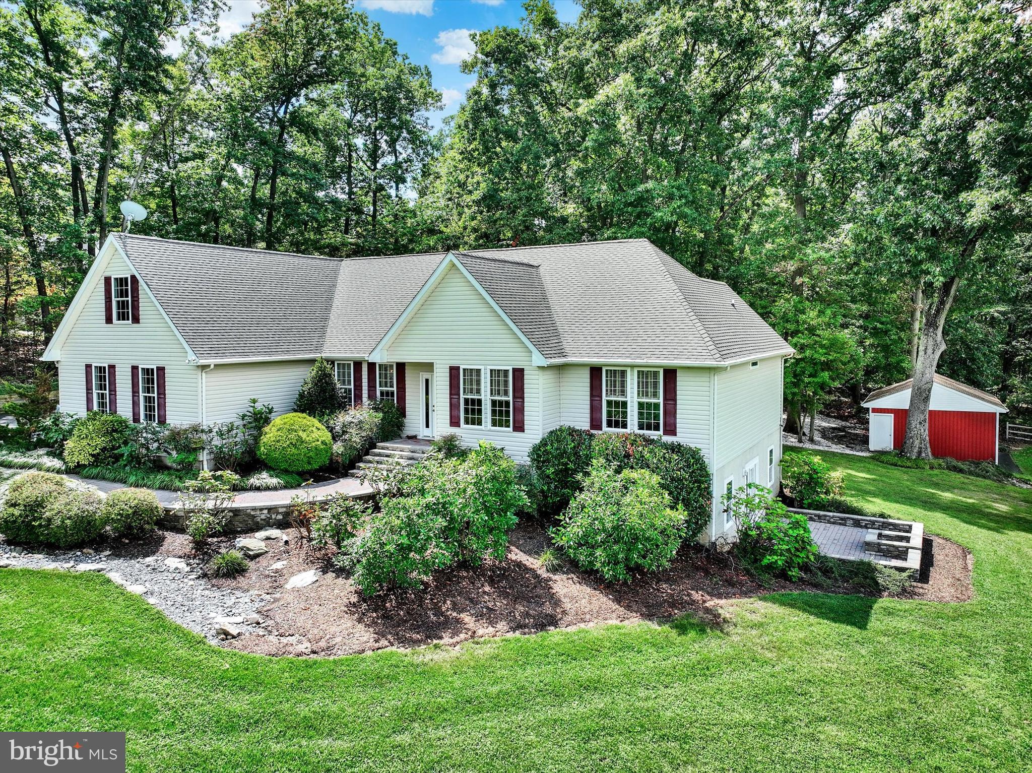 19440 Vernon Road White Hall, MD 21161 - Photo 55 of 60 With custom landscaping & hardscaping.