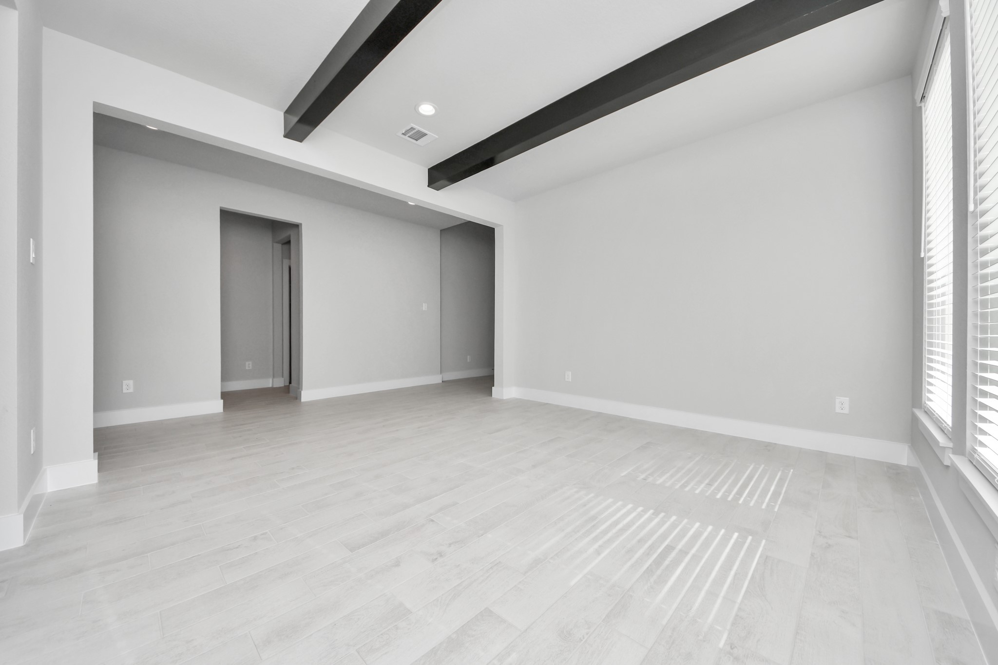 3109 North Spring Drive Spring, TX 77373 - Photo 9 of 50 Make memories gathered around the table with your family and friends! This spacious dining room features elegant flooring, custom paint, and adjacent to family room and kitchen for open concept feel.