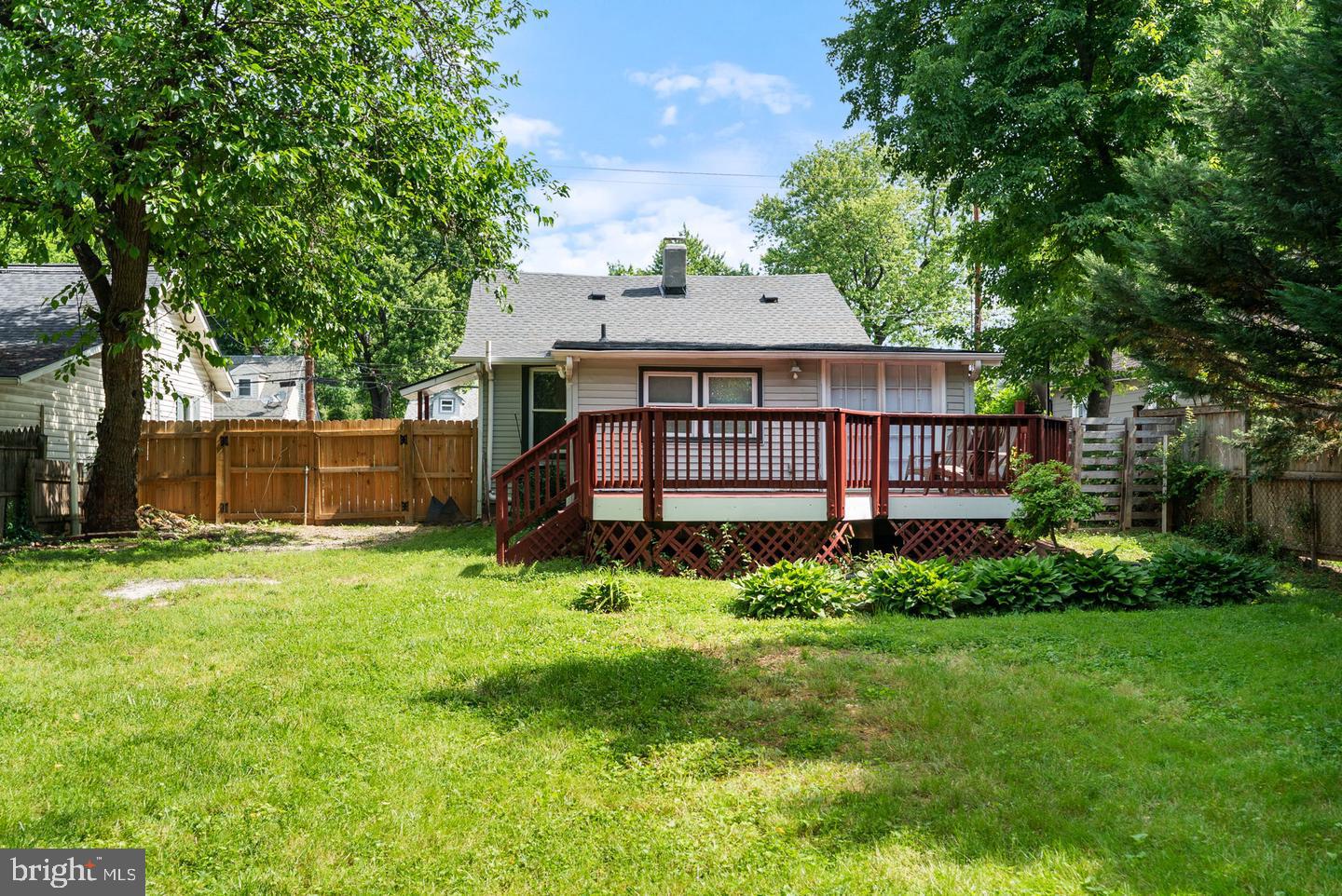 5415 Powhatan Road Riverdale, MD 20737 - Photo 20 of 24 Rear Addition and deck overlooking level backyard