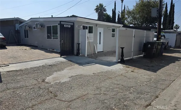 a backyard of a house