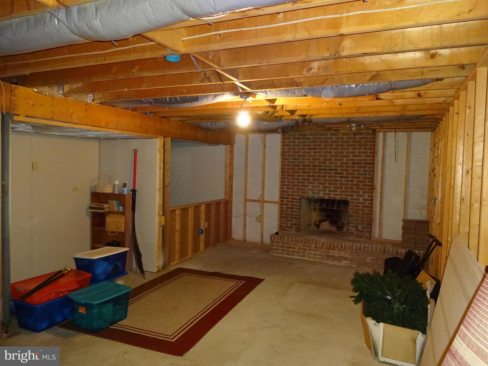 8814 Fisher Road Denton, MD 21629 - Photo 17 of 30 Basement w/brick FP