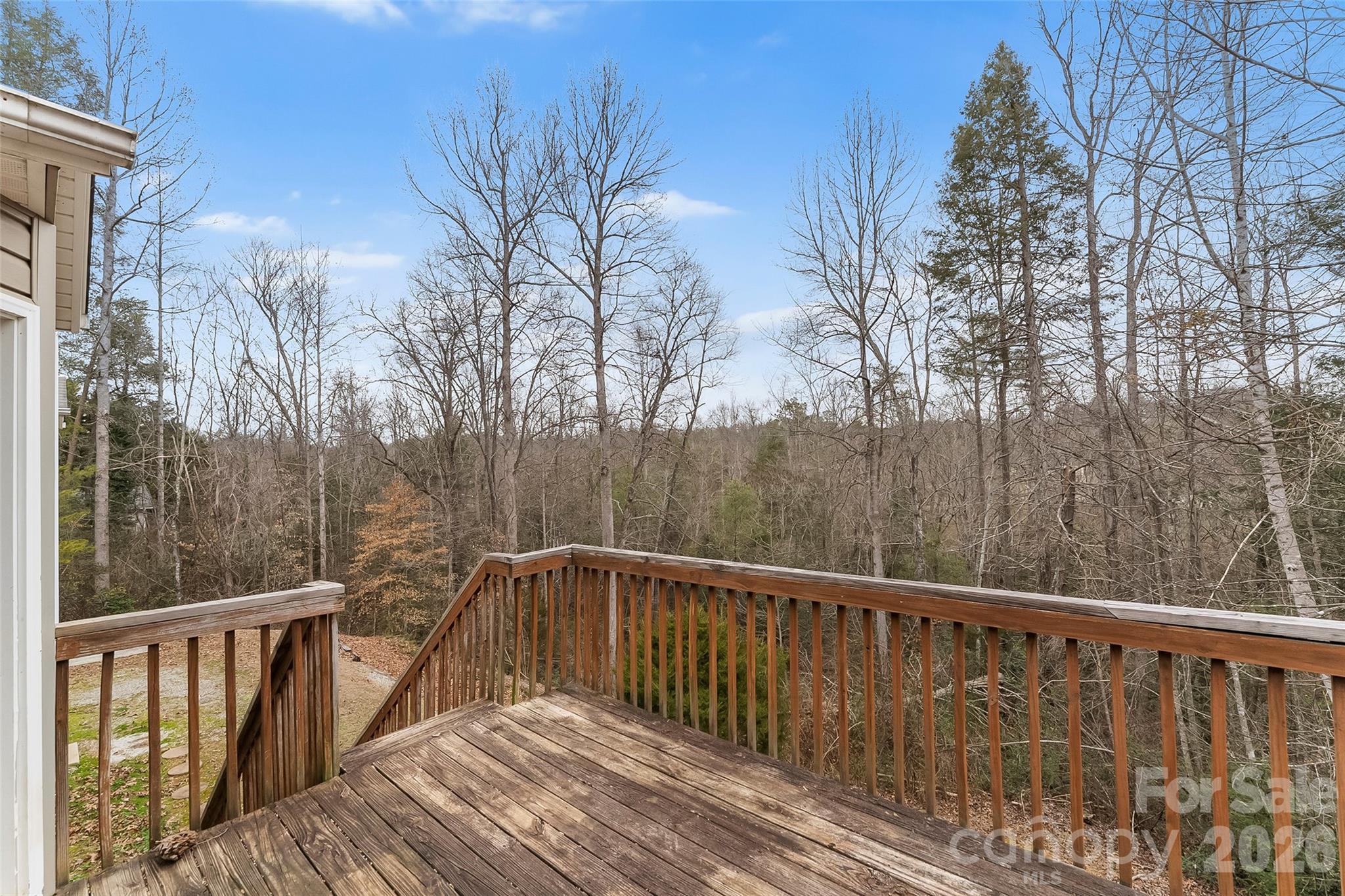 1926 Timber Trace Morganton, NC 28655 - Photo 27 of 36 a view of balcony with wooden fence and floor