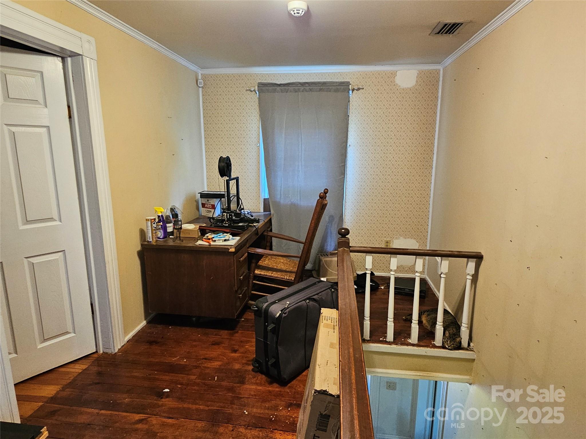 368 Settlemyre Road Morganton, NC 28655 - Photo 29 of 47 a room with furniture and wooden floor